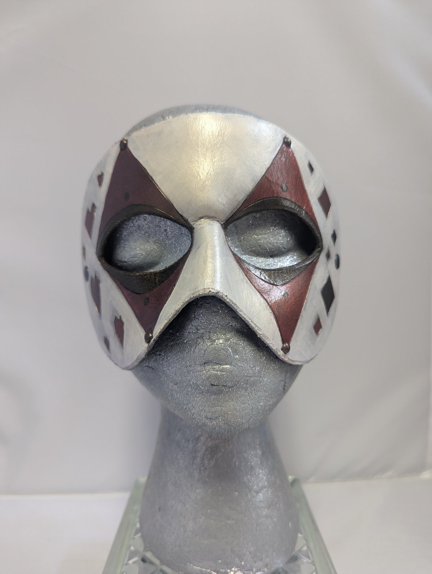 Harlequinn Heart Mask