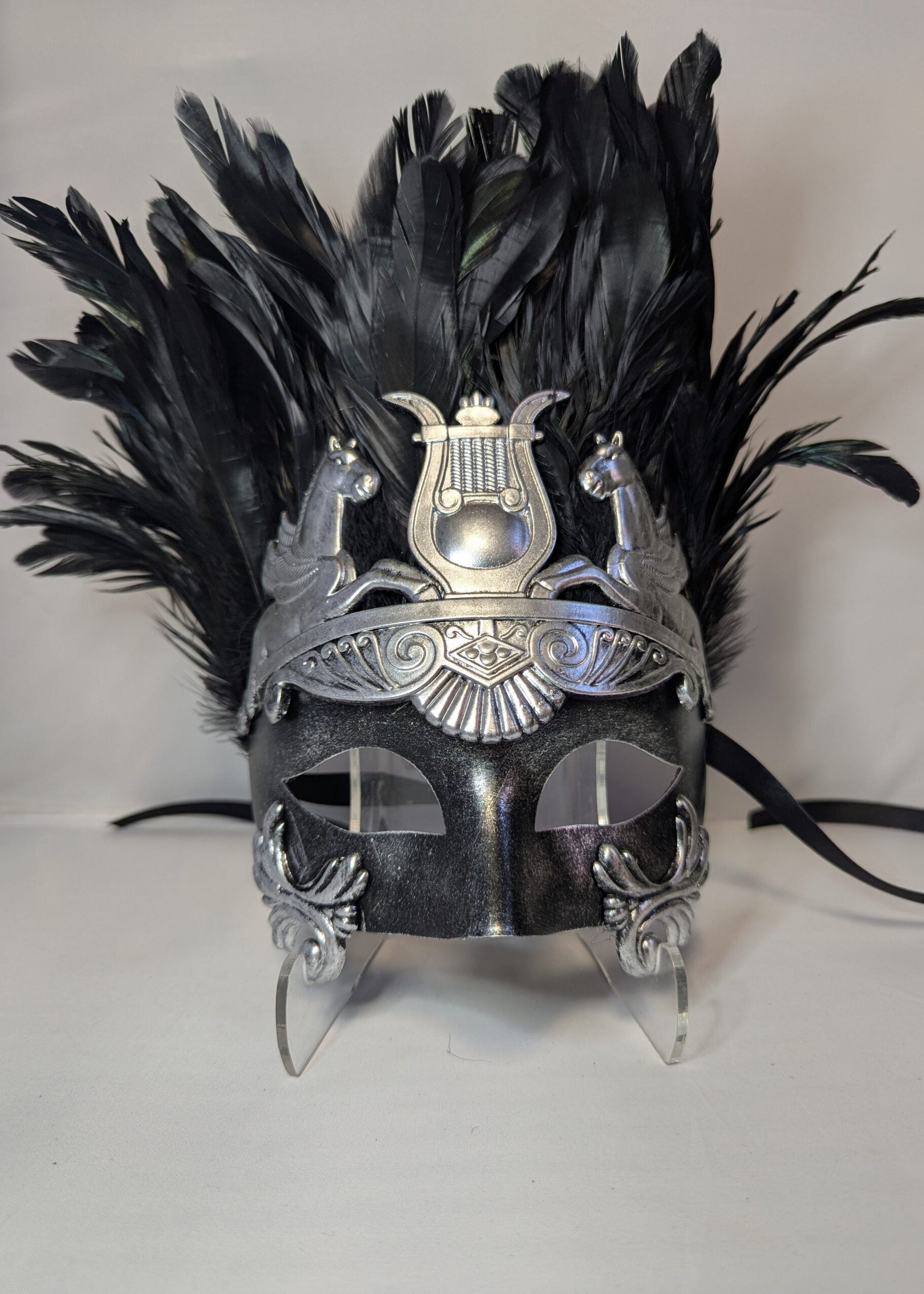 Roman w/ feathers- silver image 0