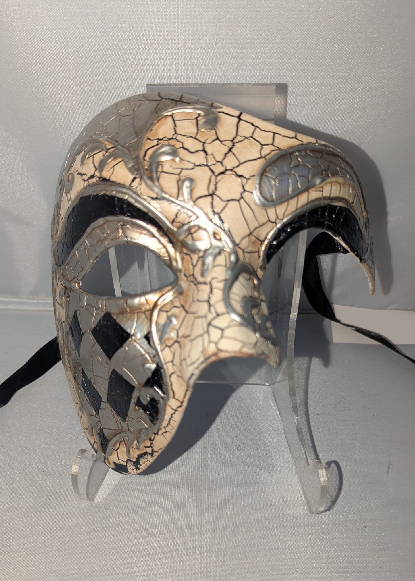 Phantom Baroque Masquerade Men's - Silver image 0
